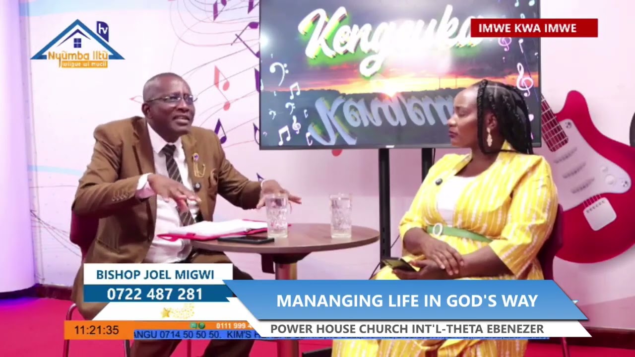 MANANGING LIFE IN GOD'S WAY? BY BISHOP JOEL @NYUMBA ITU TV