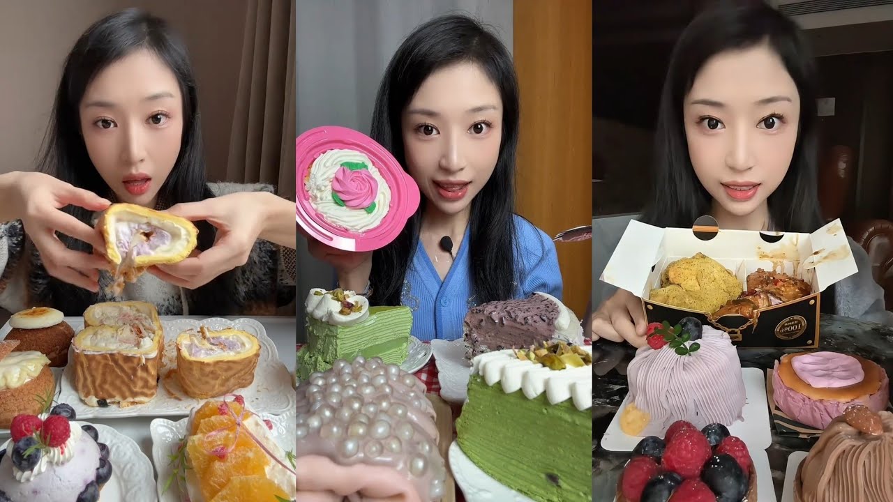 Eating cake 🍰🎂 dessert 🎂 MUKBANG Swakathik #cakeeating #cake #dessert#chocolatecake