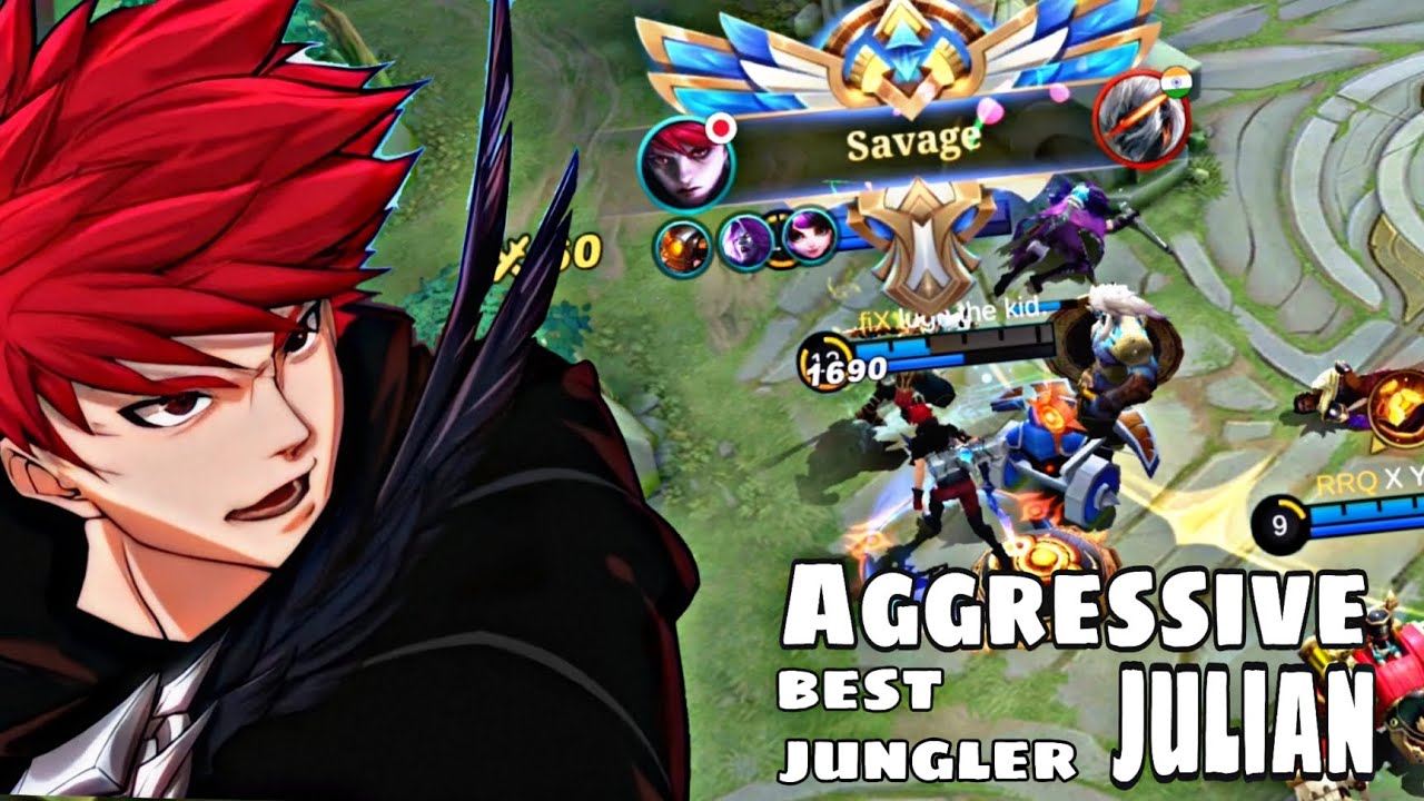 AGGRESSIVE PLAY WITH JULIAN | BEST JUGLER SEASON 25 AUTO WIN | Lugh Gameplay MLBB