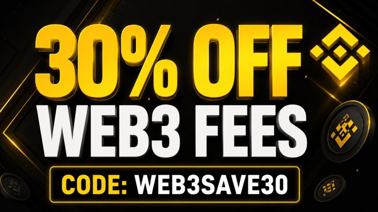 Binance Web3 Wallet Referral Code 2026 WEB3SAVE30 (%30 Fee Discount)