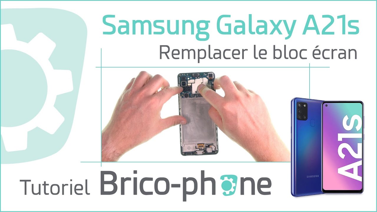 Comment changer le bloc écran complet du Samsung Galaxy A21s (vitre + LCD pré-montés sur châssis)