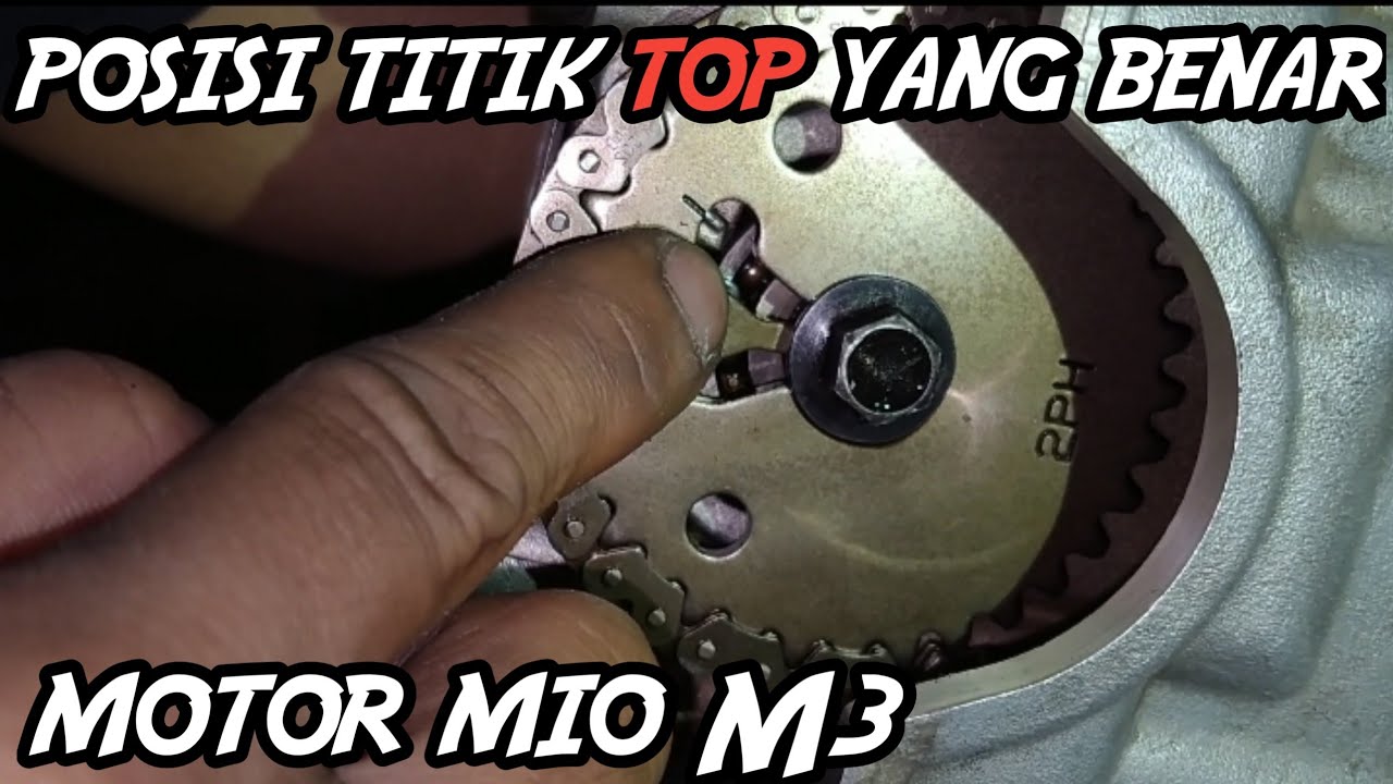posisi TOP yang benar di motor MIO M3, FINO 125