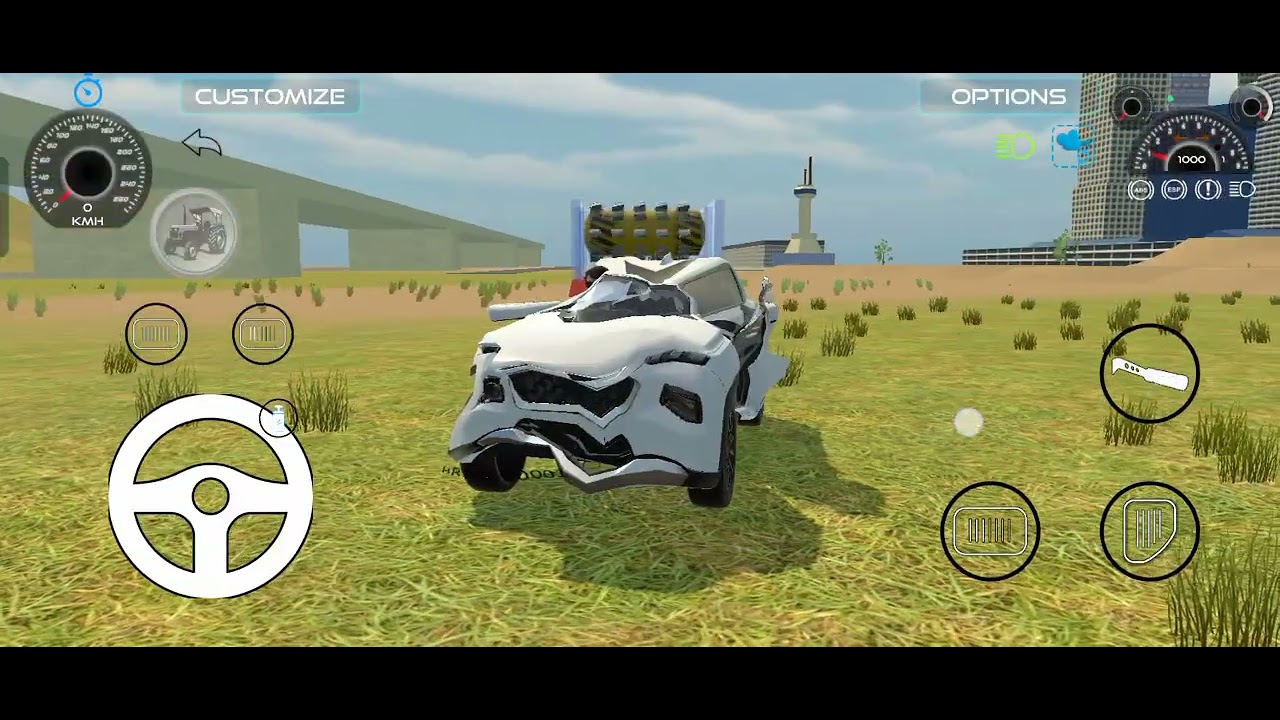 Aaj car crash ho Gai indian vechiel simulator 