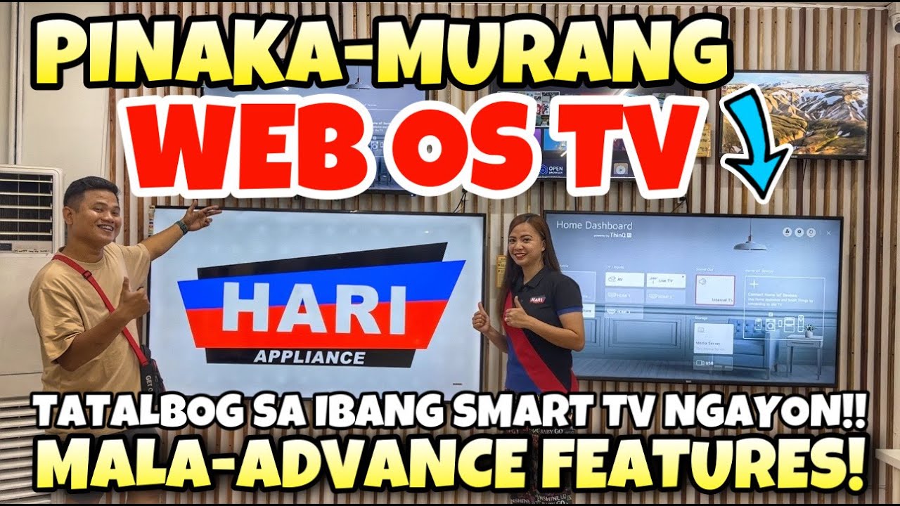 PINAKA MURANG BILIHAN NG WEB OS TV!! PANG TAPAT SA IBANG ANDROID TV NGAYON! Murang Appliances