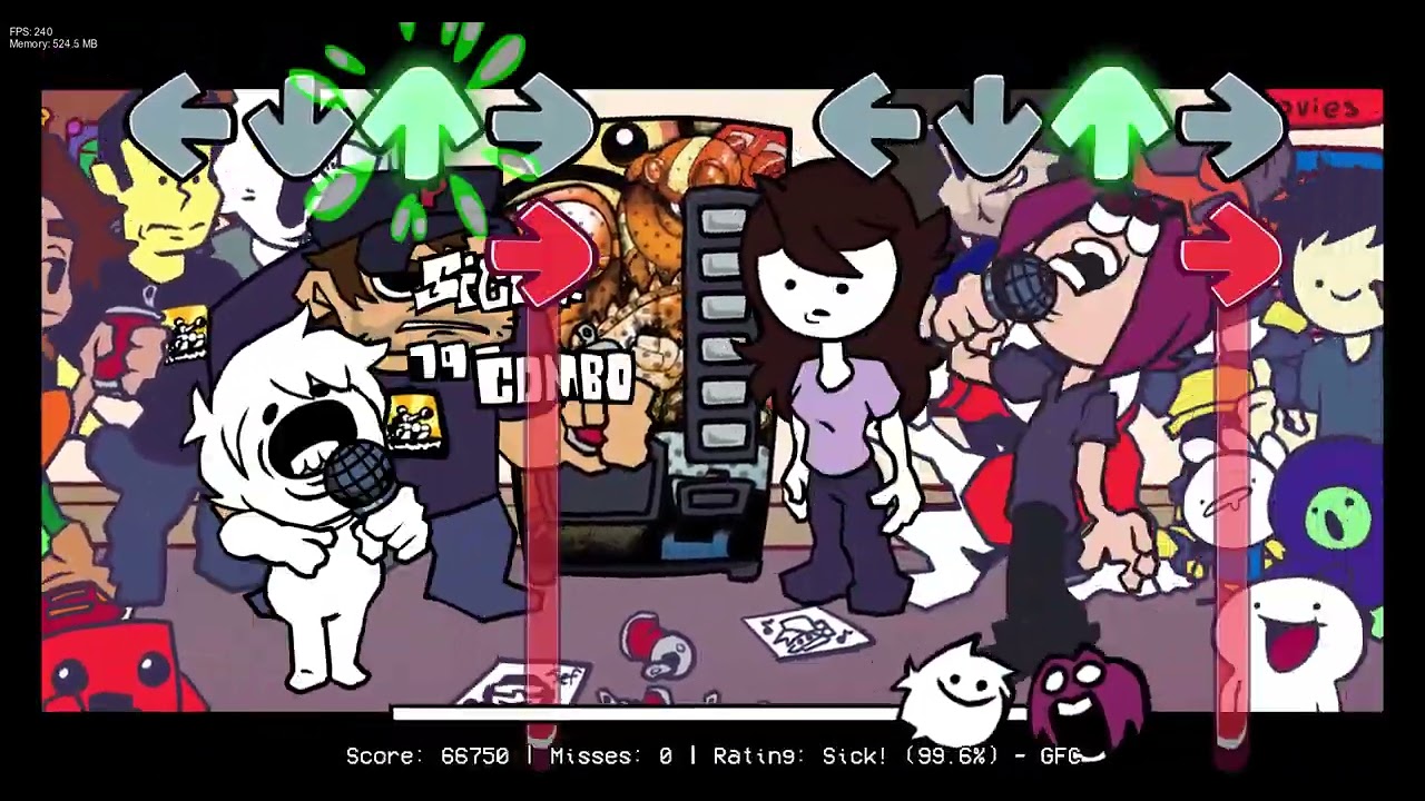 FNF: Arin/Oney Knock-Out! [AOKO] Demo - Lets-Play (GFC)