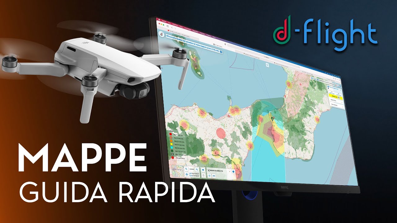 MAPPE per DRONI D-Flight GUIDA RAPIDA - Zone PERICOLOSE come funzionano
