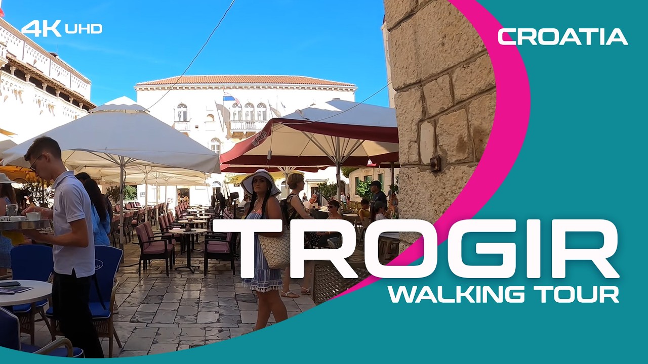 Croatia: TROGIR - Quick tour inside the Old City walls