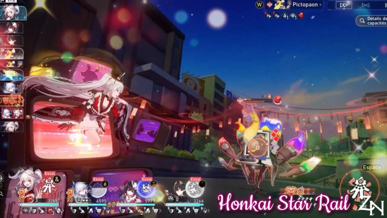 - - Honkai Star Rail - Essai de personnage - Sparxie - -