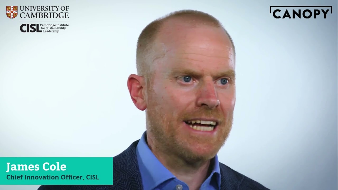 Sustainability Innovation Strategy - James Cole - Why CISL?