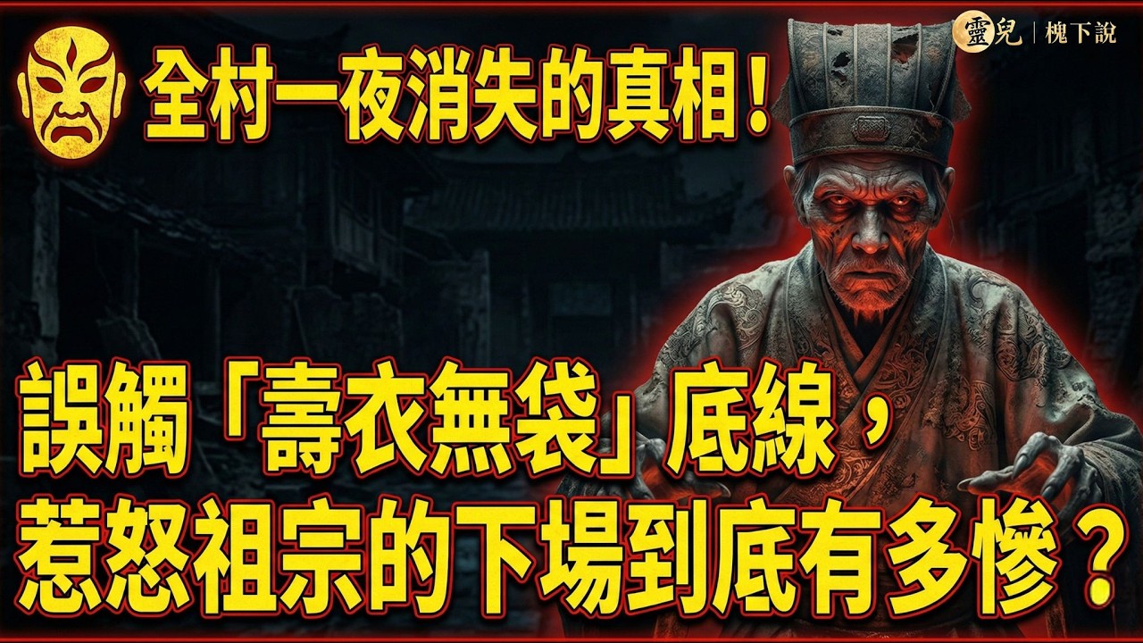全村一夜消失的真相！誤觸「壽衣無袋」底線，惹怒祖宗的下場到底有多慘？#民俗禁忌 #懸疑怪談 #借壽奇案