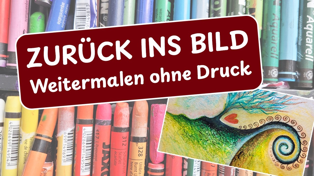 Intuitiv malen: So steigst Du nach einer Pause wieder ins Bild ein