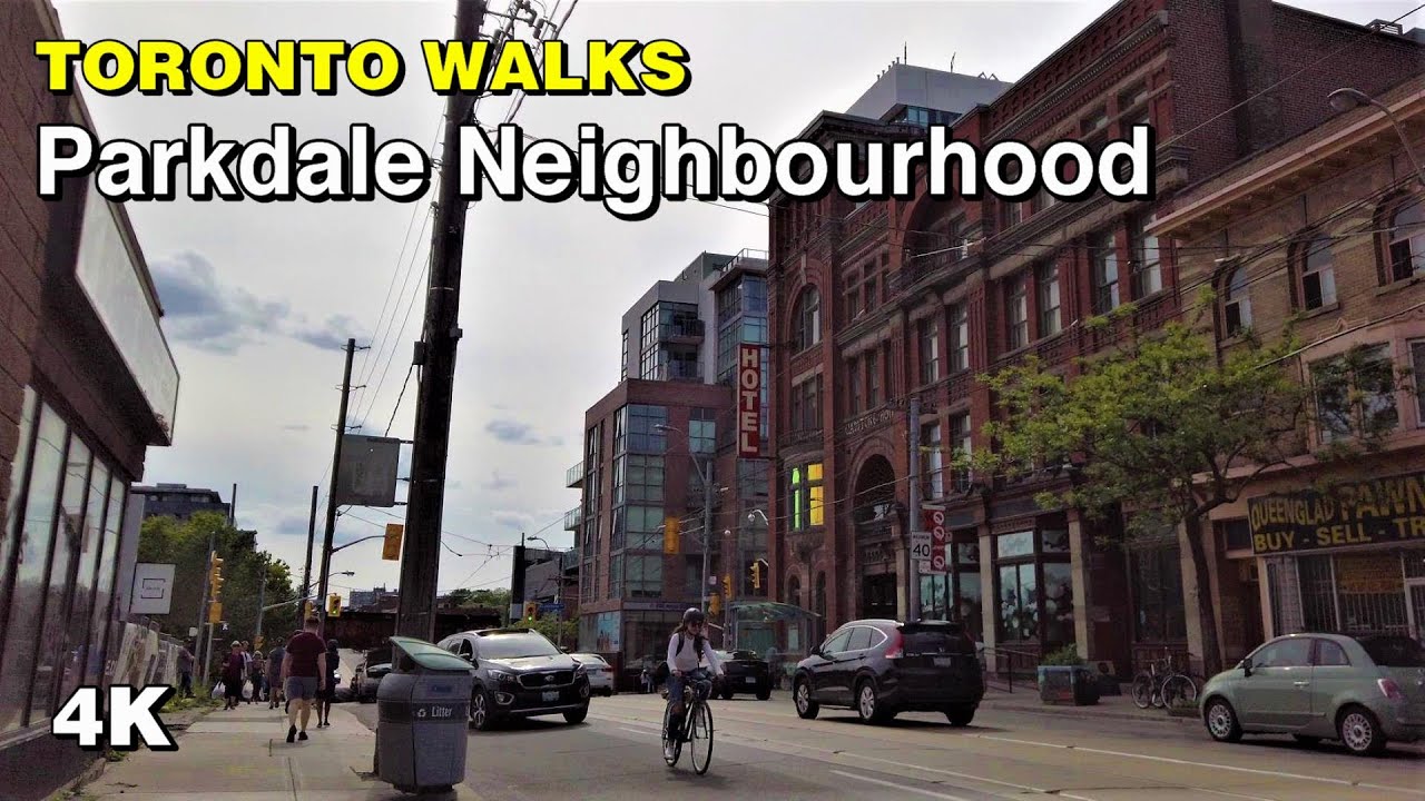 Toronto Walks - Parkdale Neighbourhood Walk [4K]