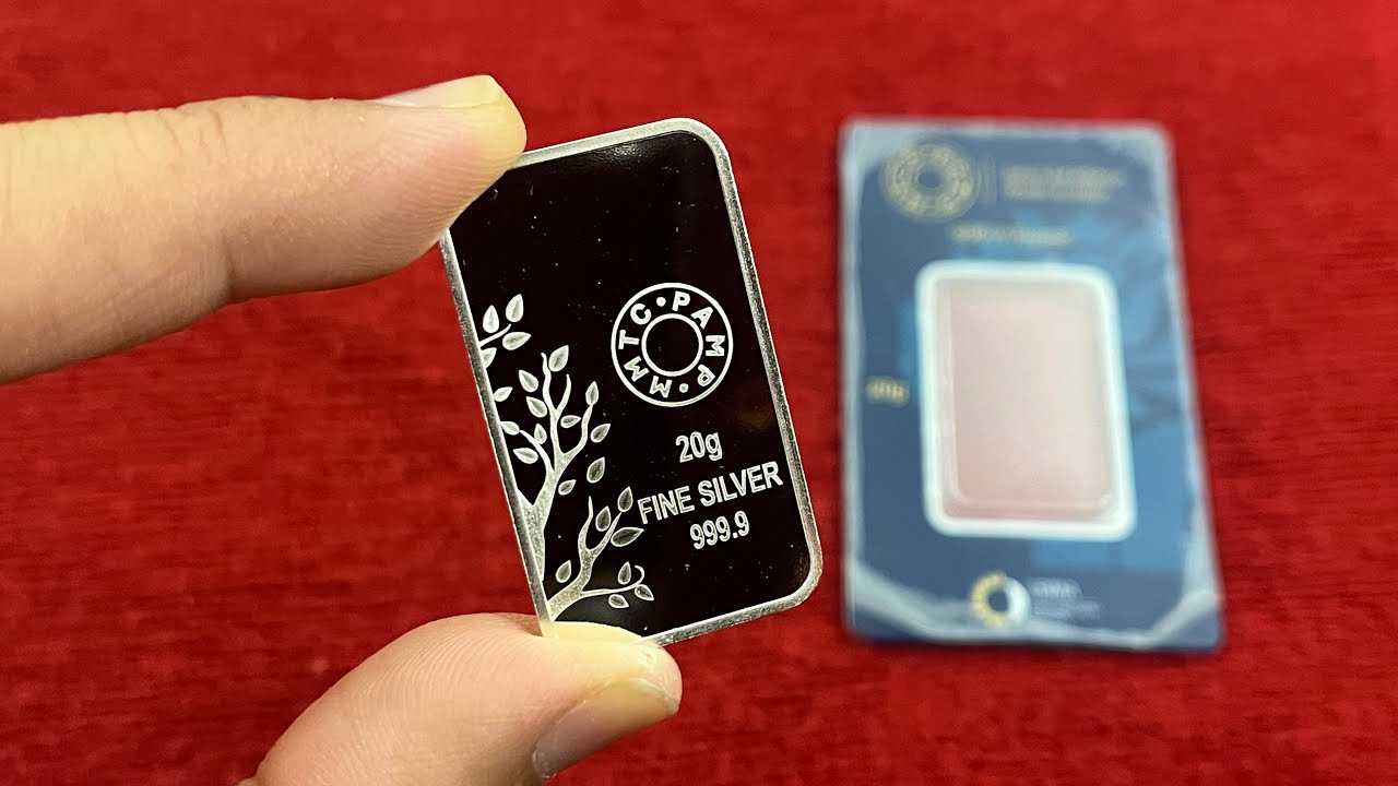 MMTC PAMP Banyan Tree Silver Bar Unboxing - CoinBazaar India