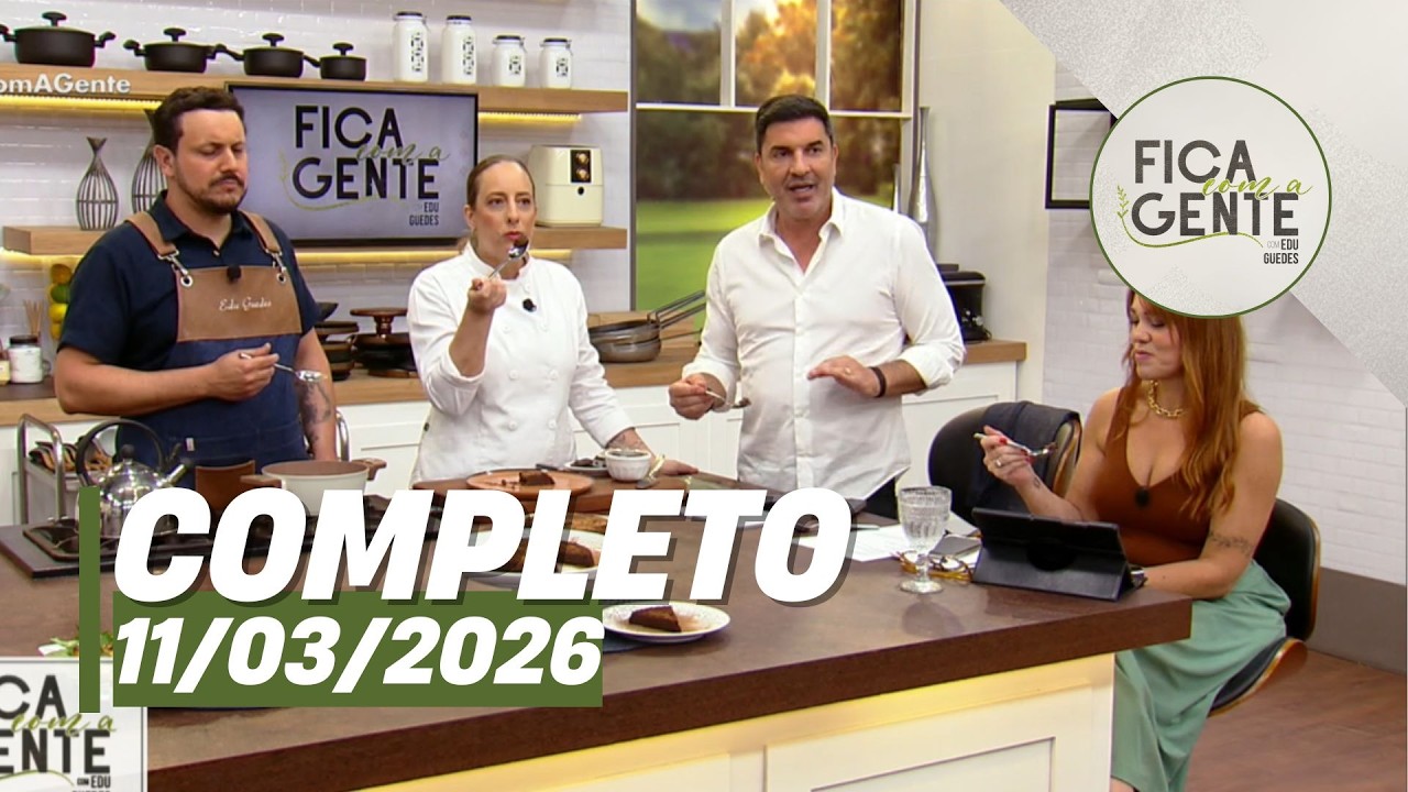 Fica com a Gente: Galeto desossado com purê de batata e mais (11/03/26) | Completo