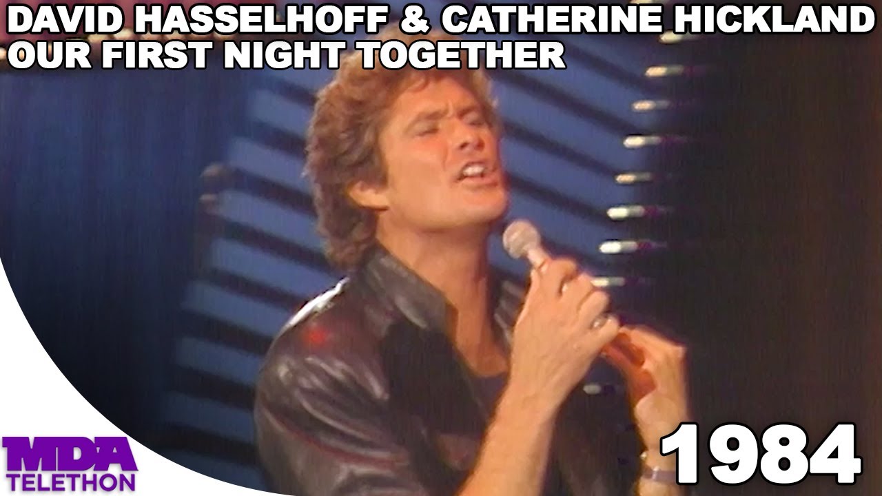 David Hasselhoff & Catherine Hickland - Our First Night Together | 1984 | MDA Telethon