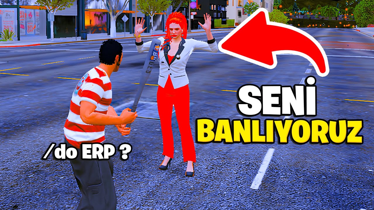 BARONA SIZIP KARISINI ÖLDÜRMEK - yakalandım  (Fivem Troll)
