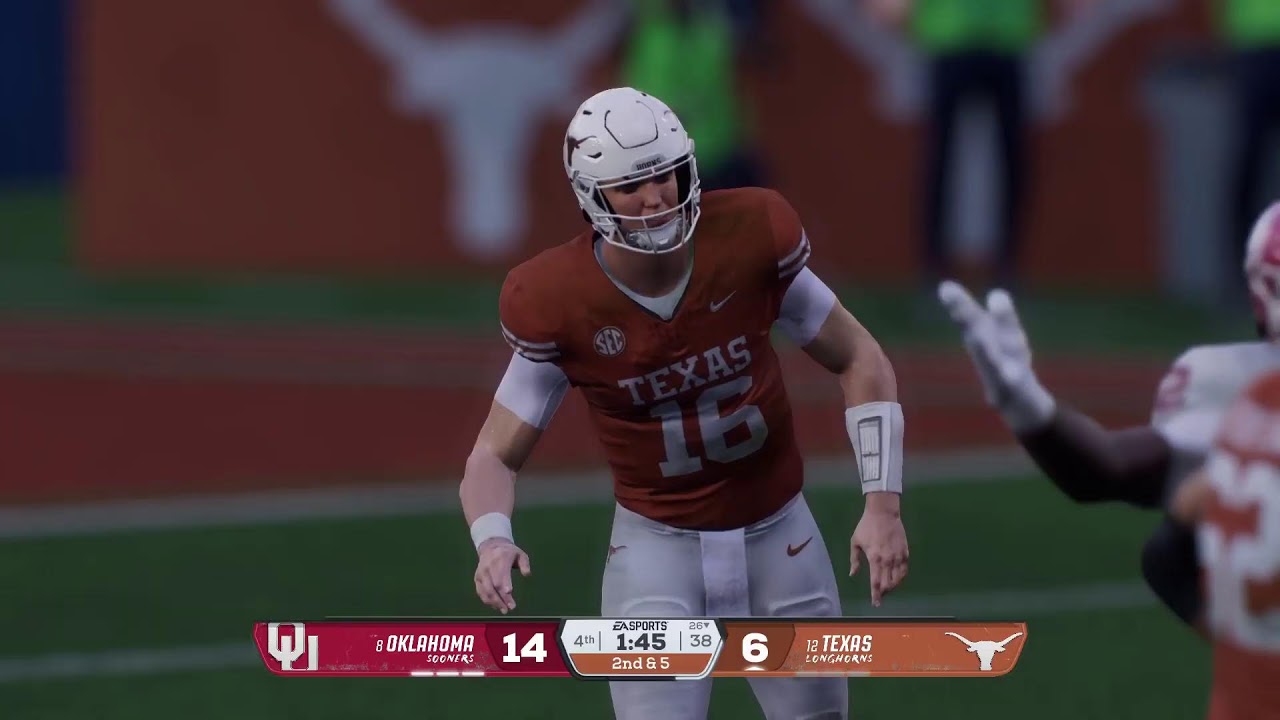 EA Sports College Football 26 Week 7 Oklahoma Sooners Vs Texas Longhorns
