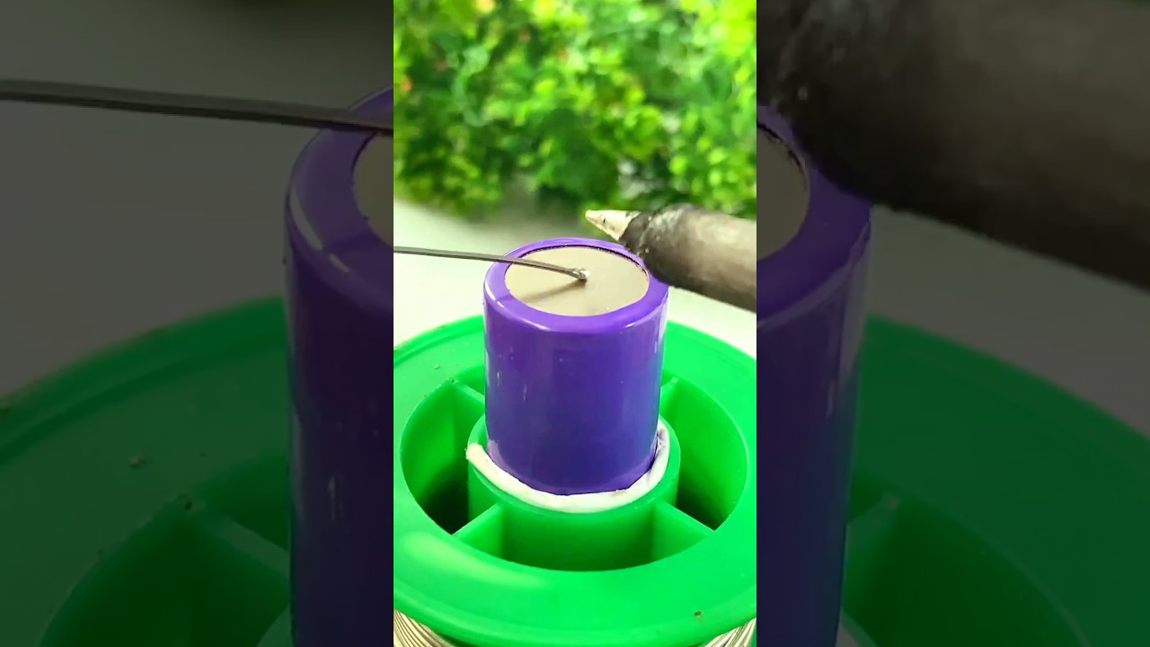 how to soldering lithium battery? 