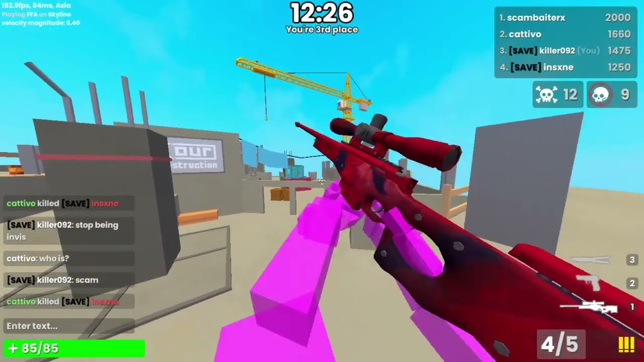 Kour.io sniper only event