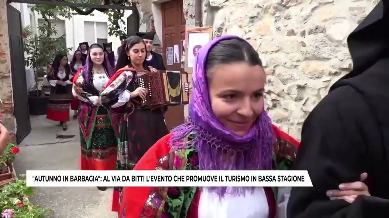AUTUNNO IN BARBAGIA: AL VIA DA BITTI L'EVENTO CHE PROMUOVE IL TURISMO IN BASSA STAGIONE (04-09-2025)