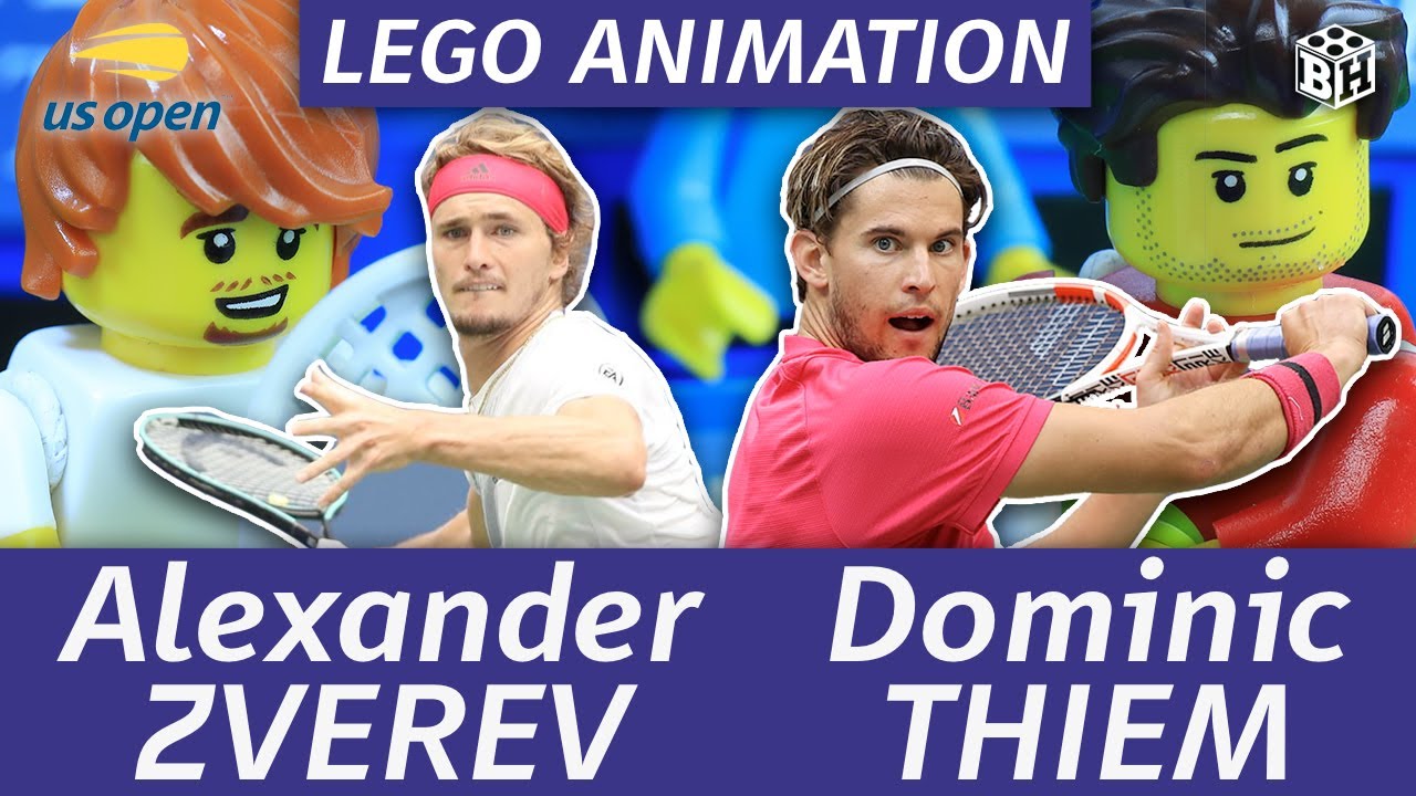 Dominic THIEM VS Alexander ZVEREV • Lego Tennis Animation (US Open 2020 Final)
