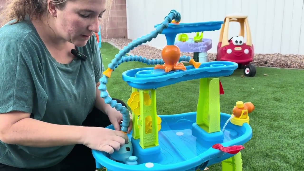 Water table pump to keep the water flowing. Rechargeable Water Table Pump,Kids Sand Water Play Pump