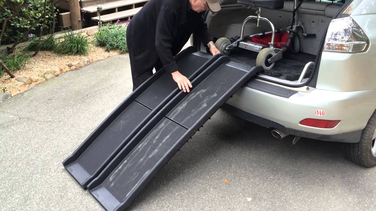 My TravelScoot meets my SUV