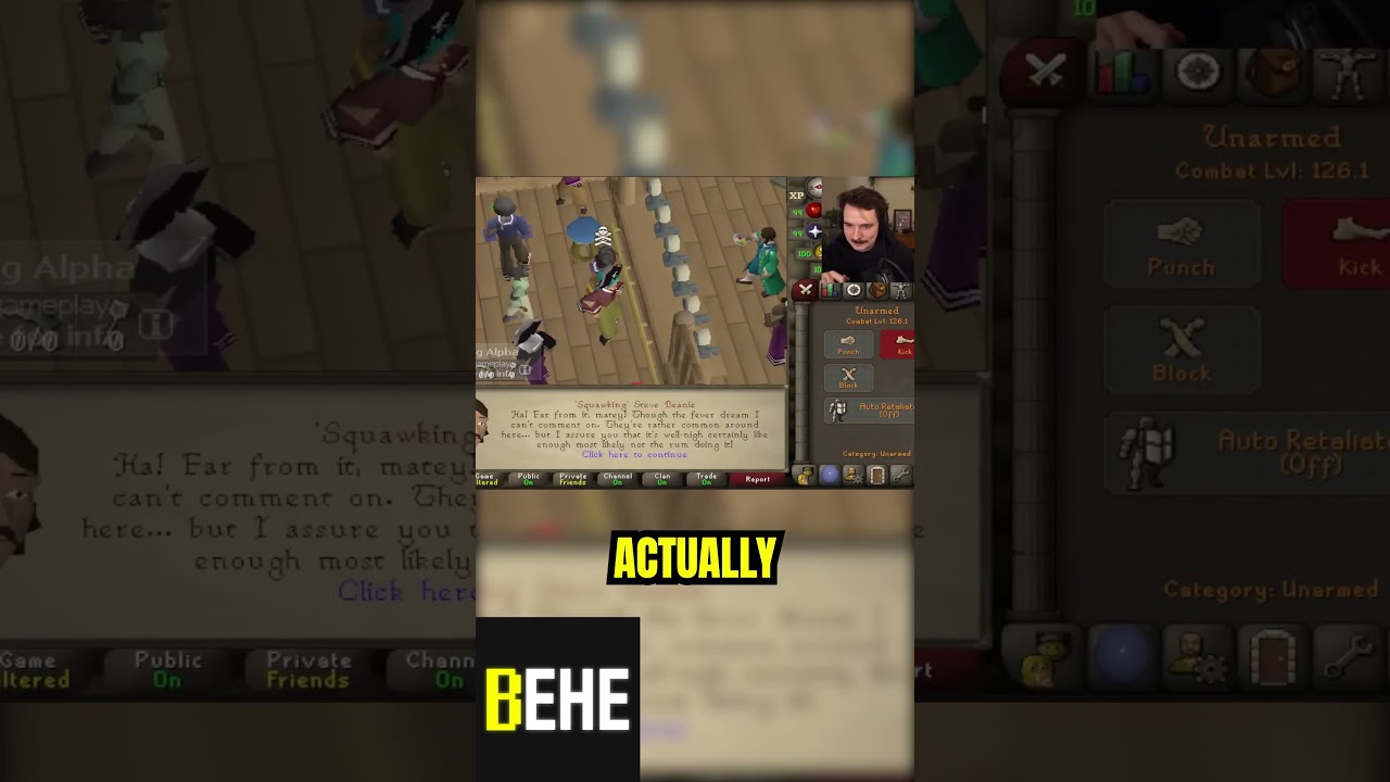 This RuneScape Streamer Is Drinking BIRD NECTAR??? #funny #runescape #gaming #comedy #viralvideo