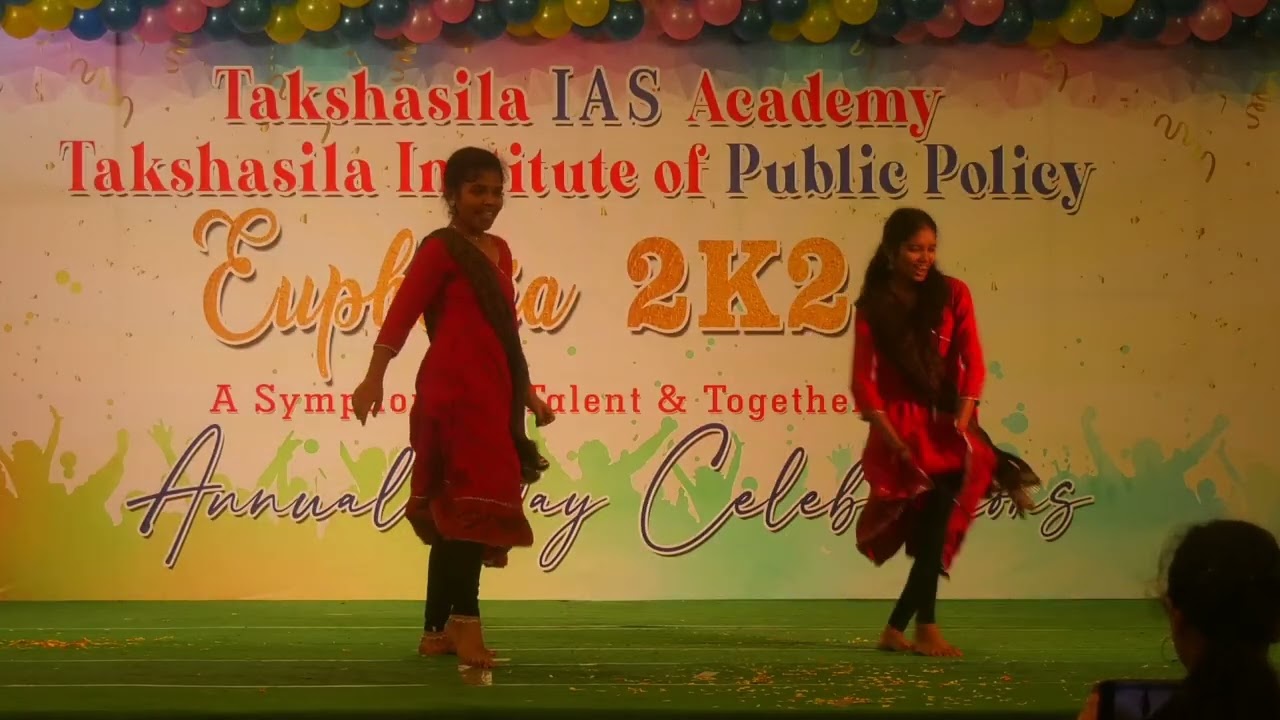 Degree 2nd Year Girls 2024 I Takshasila IAS Academy I 10th Annual Day Celebrations I Euphoria 2K24