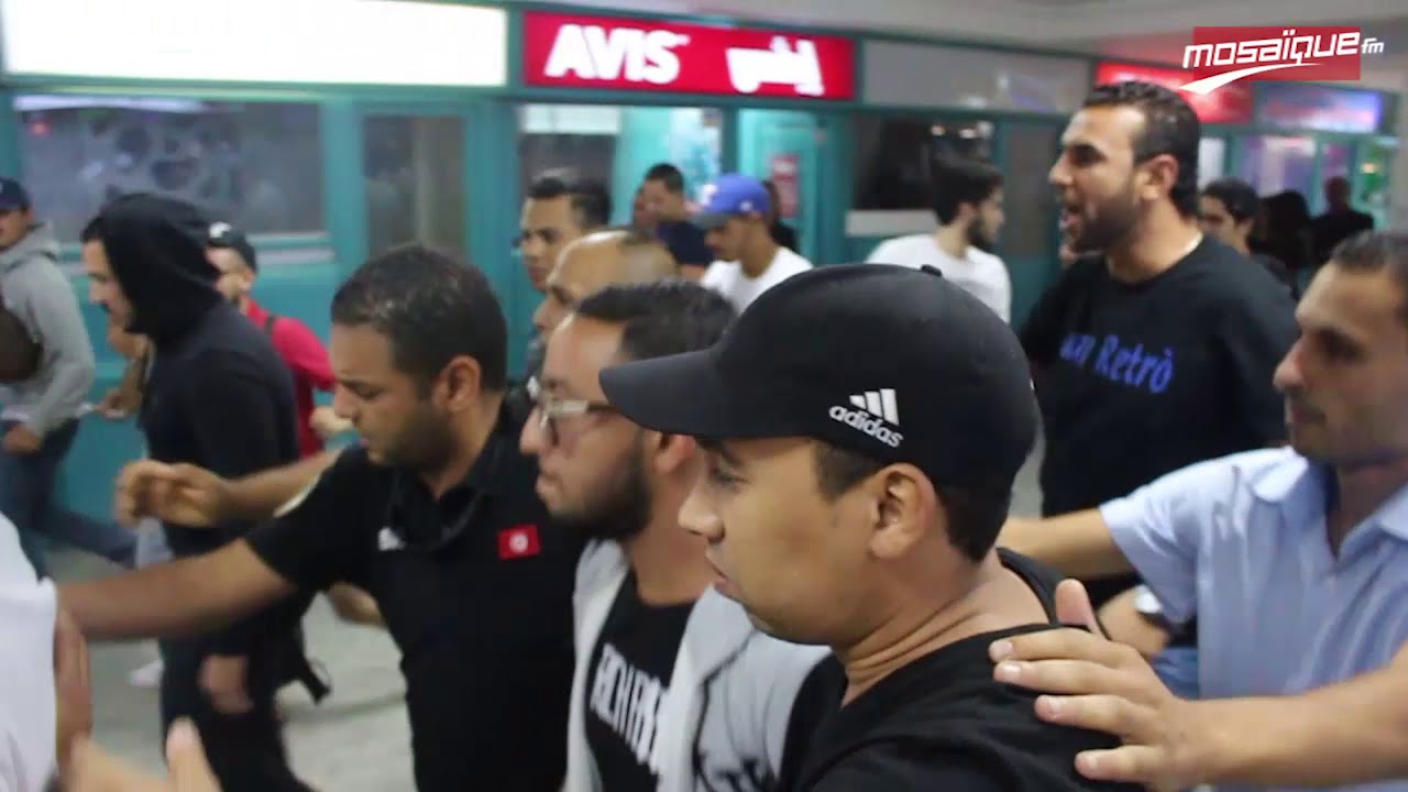 L'arrivée de LACRIM à l'aéroport Tunis Carthage