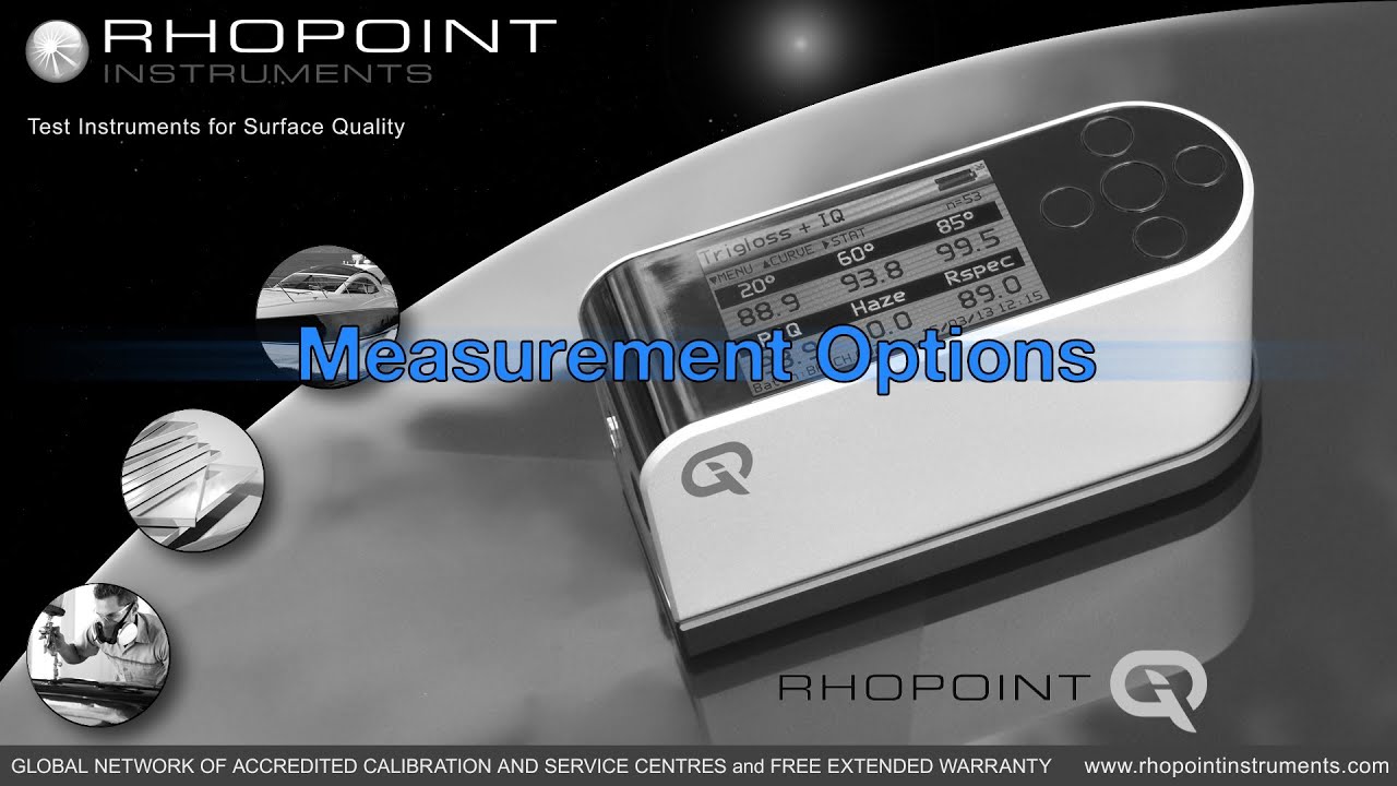 Making measurements with the Rhopoint IQ