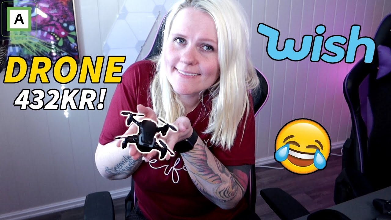 TESTER DRONE FRA WISH!