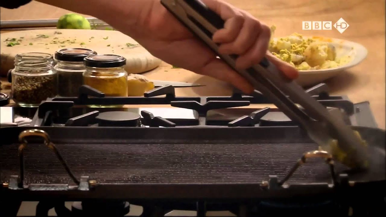 Nigel Slater - Langostinos picantes y hamburguesas de cerdo