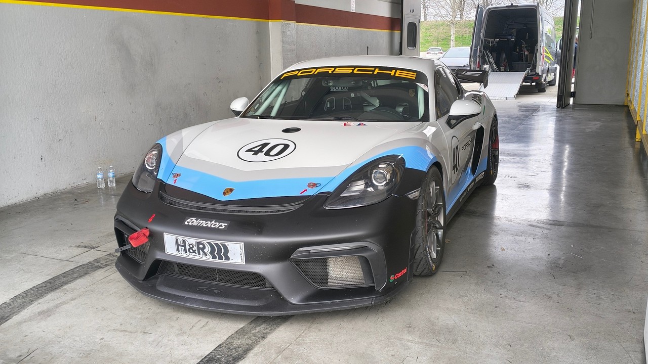 Porsche Cayman GT4 Clubsport Tazio Nuvolari completo, Best lap 2'17