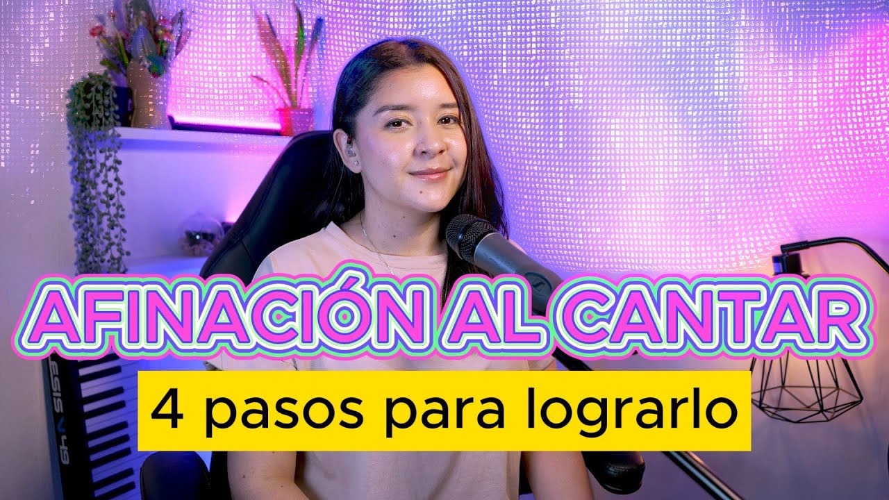 MEJORA TU AFINACIÓN AL CANTAR EN 4 PASOS ( + EJERCICIOS Y PISTAS DE ENSAYO ) #cantantescristianos