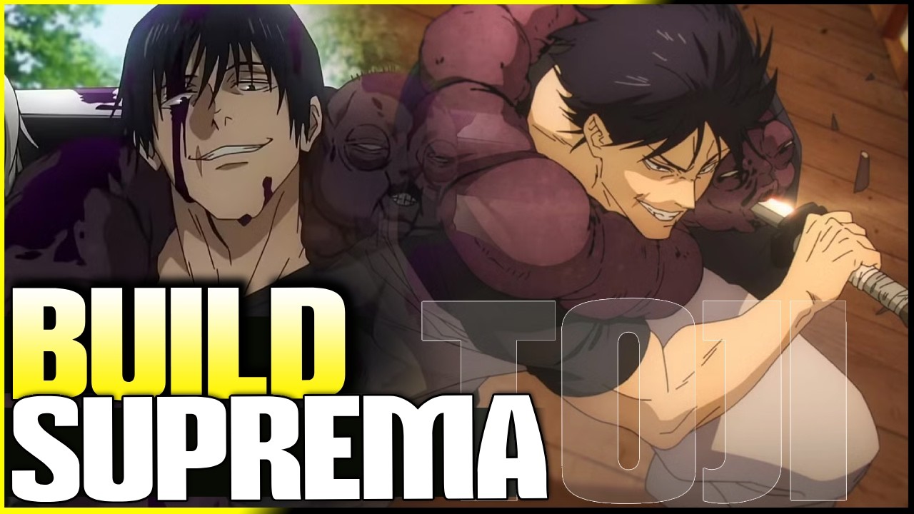 MELHOR BUILD PRO TOJI COM QUALQUER ARMA  | Rei do Jujutsu