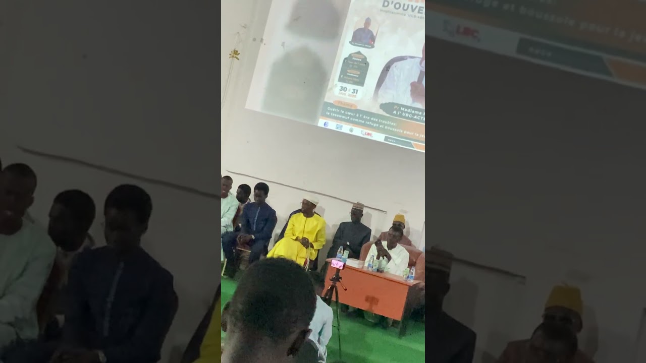 Extrait Gamou d’ouverture par le professeur Madia à UGB 