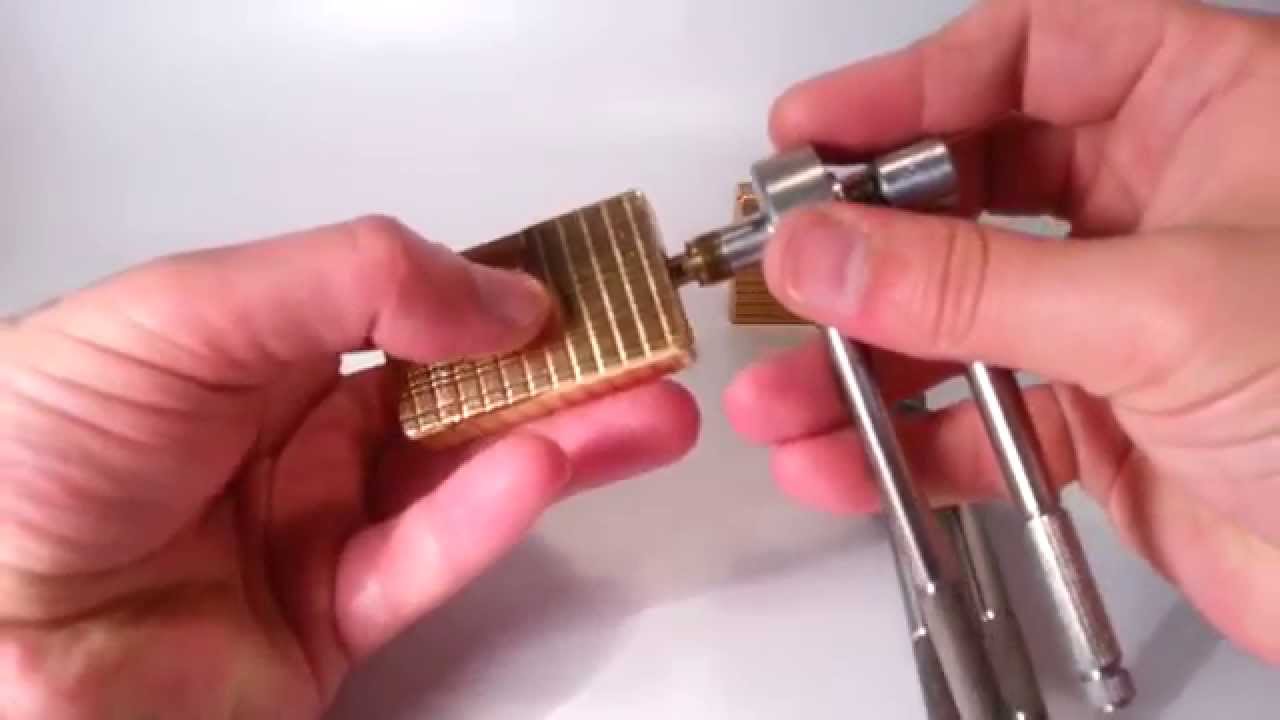 How to open and remove gas refill nozzle on S. T. Dupont Ligne 1 Large and small lighter Opener Tool