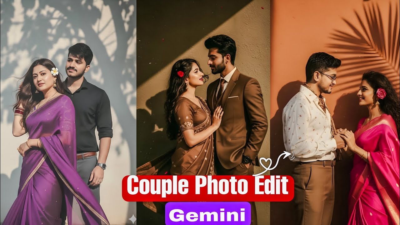 Couple Photo Edit Gemini Prompt | Gemini Retro Couple Photo Editing | Couple Ai Retro Photo Editing