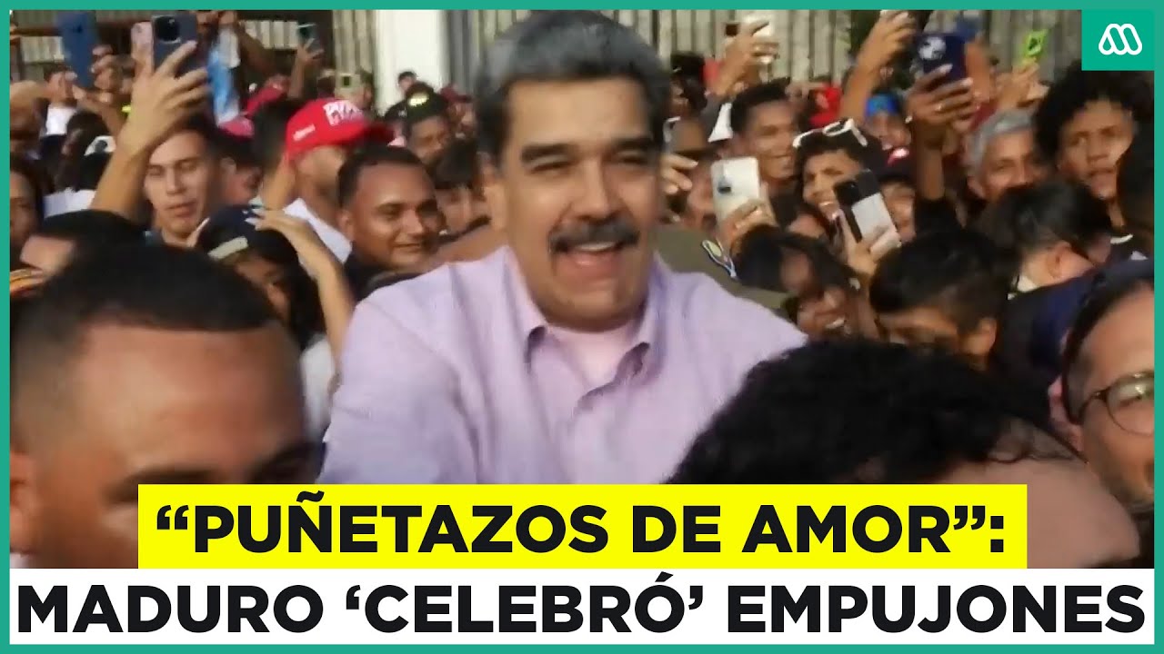 Nicolás Maduro 'celebró' empujones recibidos en marcha en Venezuela: 