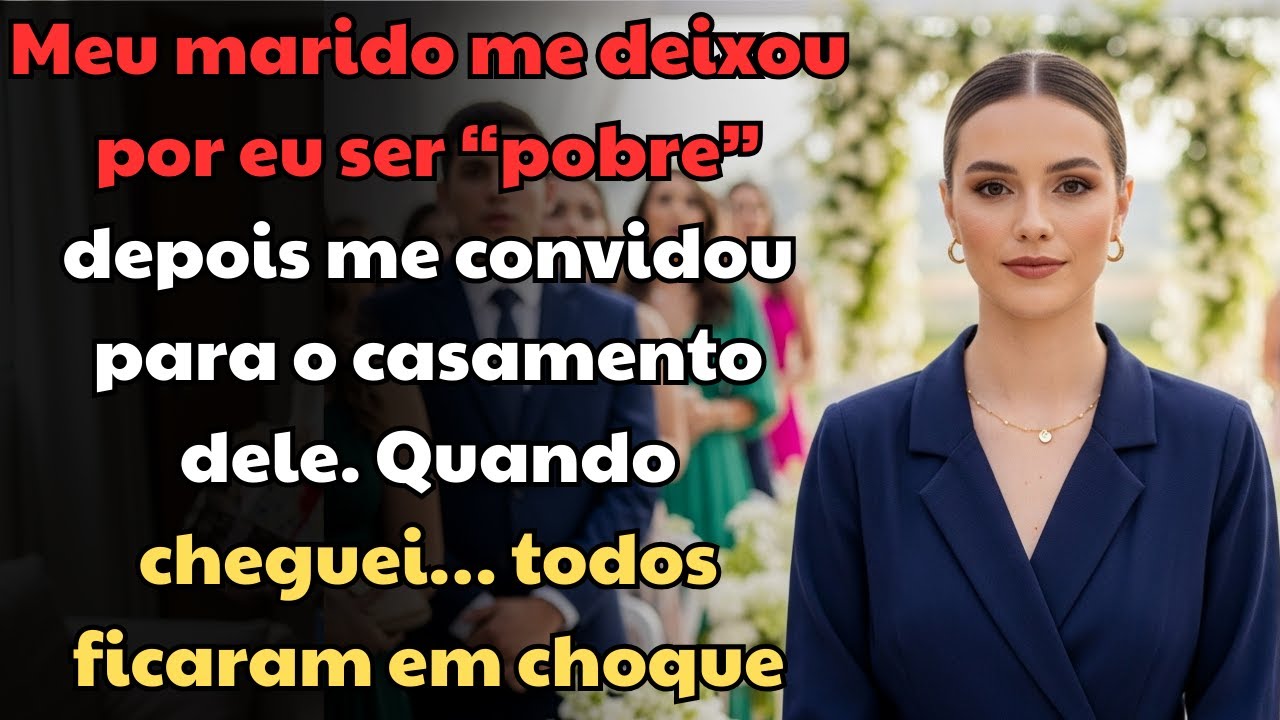 Meu marido me deixou por eu ser “pobre” — depois me convidou para o casamento. Quando cheguei…