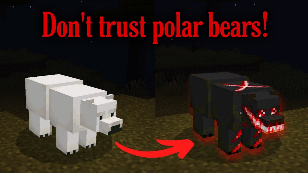 If a Polar Bear spawns in a biome that's not snowy, It will kill you! (Bedrock Creepypasta)