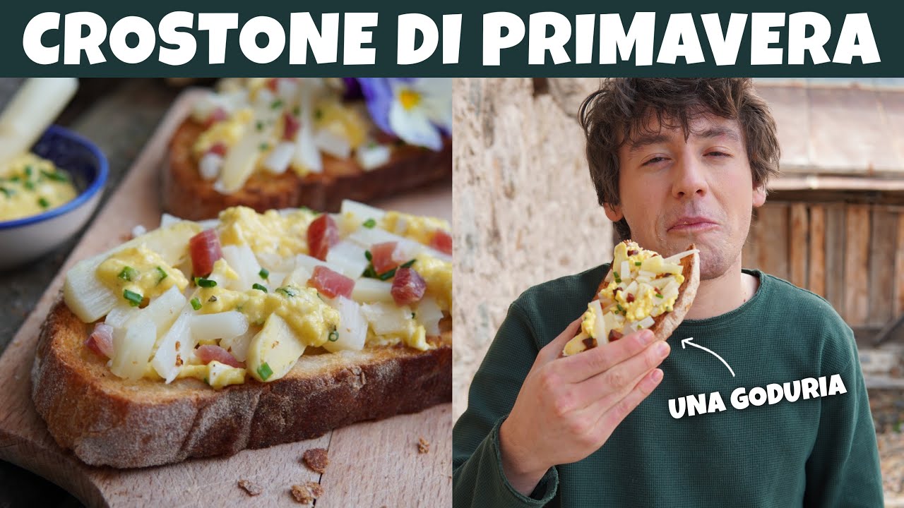 CROSTONE DI PRIMAVERA: UNA GODURIA - ricetta facile e veloce per quando si ha fame | Davide Zambelli