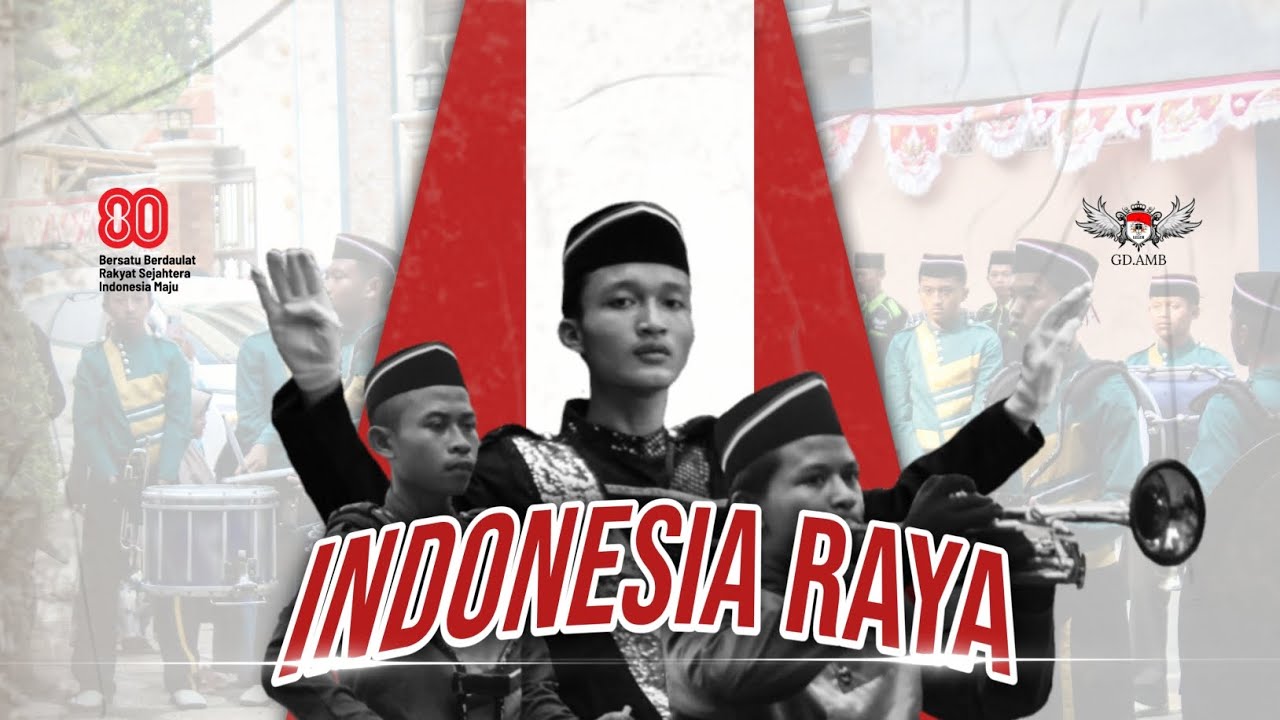 Indonesi Raya || HUT RI KE 80 TH || Gibraltar Diamond Andalusia Marching Band