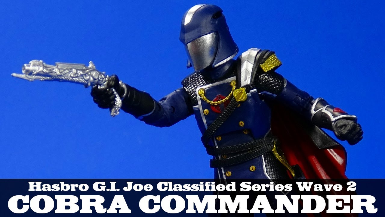 G.I. Joe Cobra Commander Hasbro Classified Series Wave 2 Action Figure Review