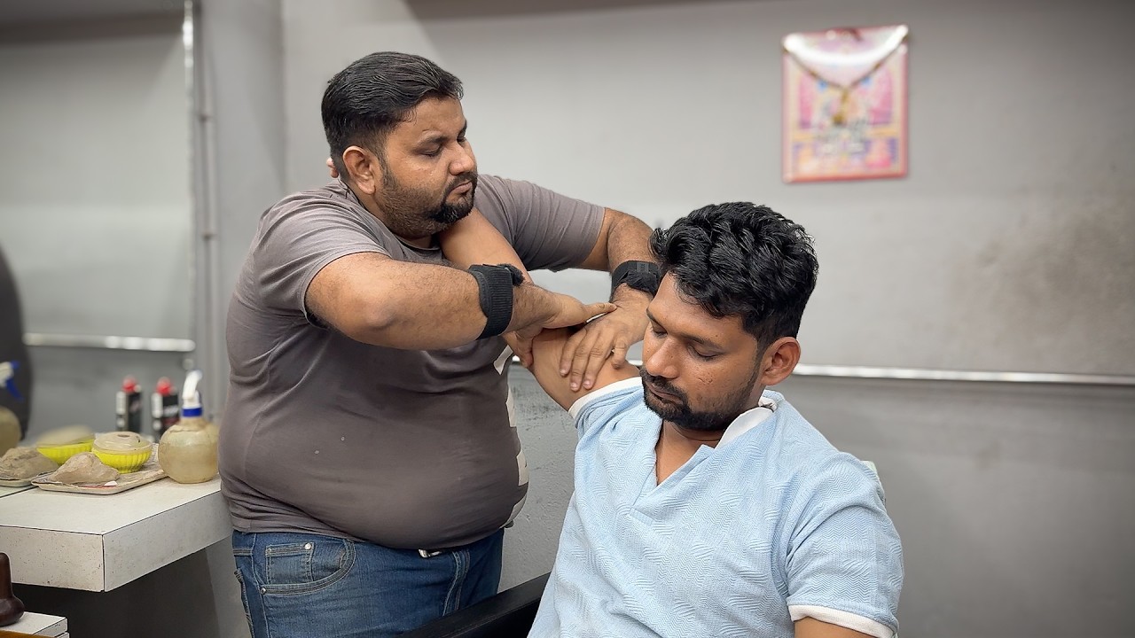 ASMR Barber Shamboo - Insane Relaxing Head Massage For Deep Sleep (Brain Relax Therapy)