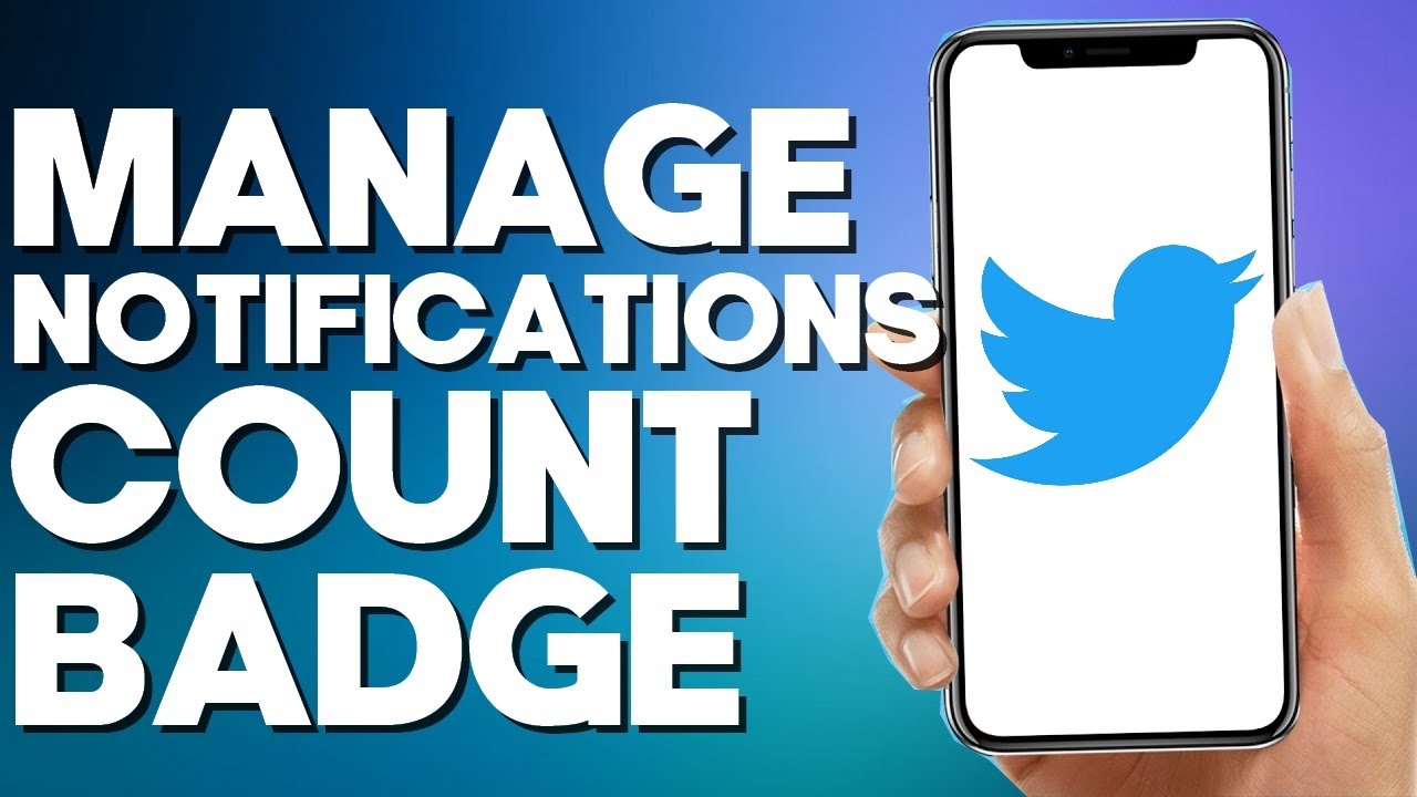 How to Turn off/on Notifications Count Badge on Twitter