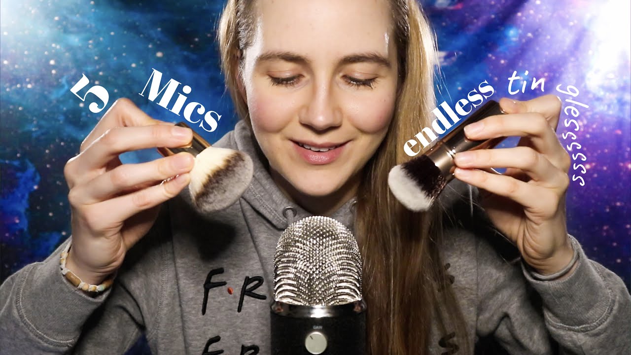 ASMR Brushing 5 Different Mics