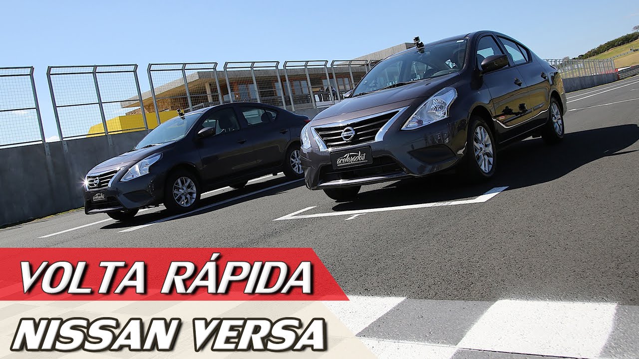 NISSAN VERSA - ETANOL X GASOLINA - VOLTA RÁPIDA COM RUBENS BARRICHELLO #44 | ACELERADOS