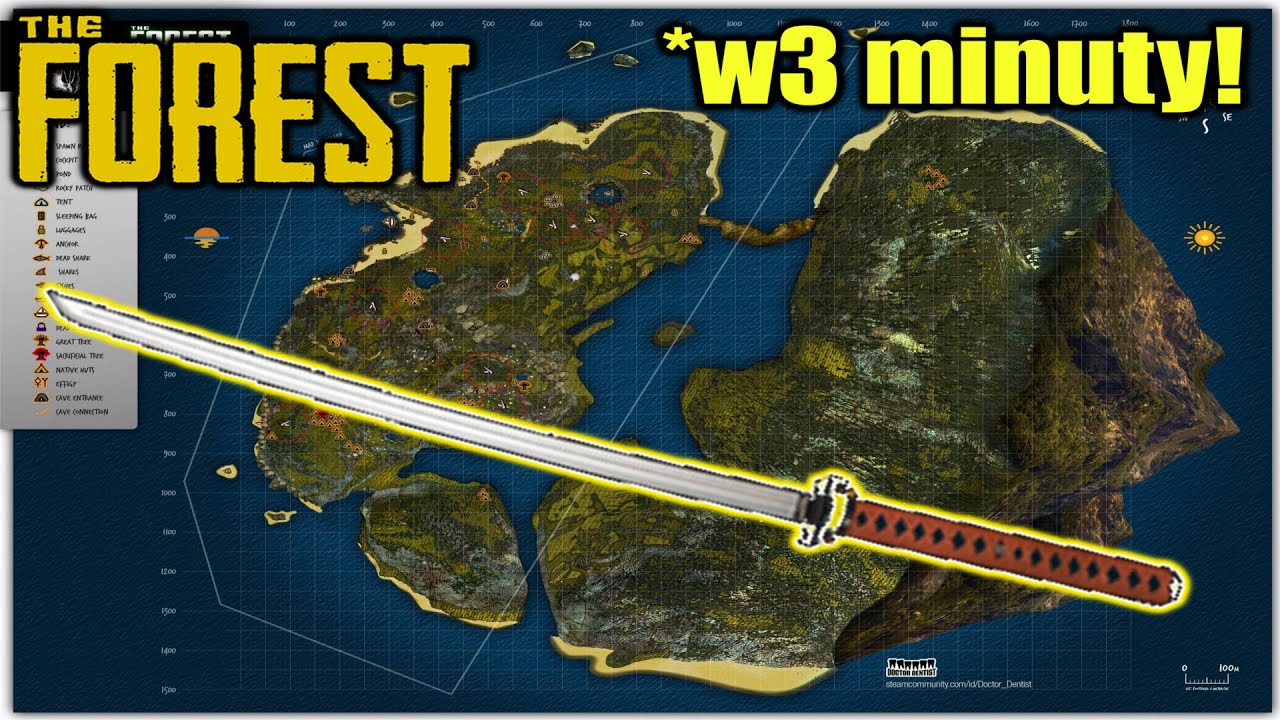KATANA W 3 MINUTY! *NAJNOWSZA LOKALIZACJA* THE FOREST